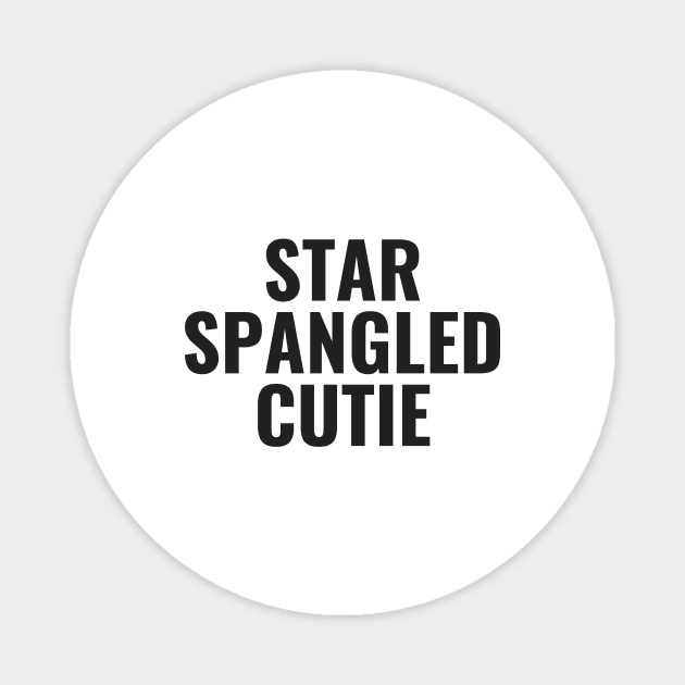 Star Spangled Cutie Magnet by Dear Military Spouse 